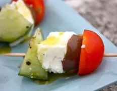 Greek Salad Skewers