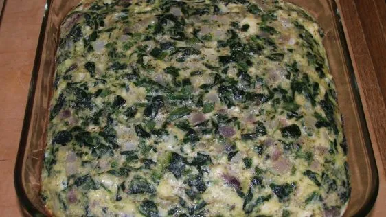 Greek Spinach and Feta Pie Casserole Recipe