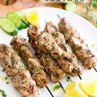 Greek Style Pork Kabobs