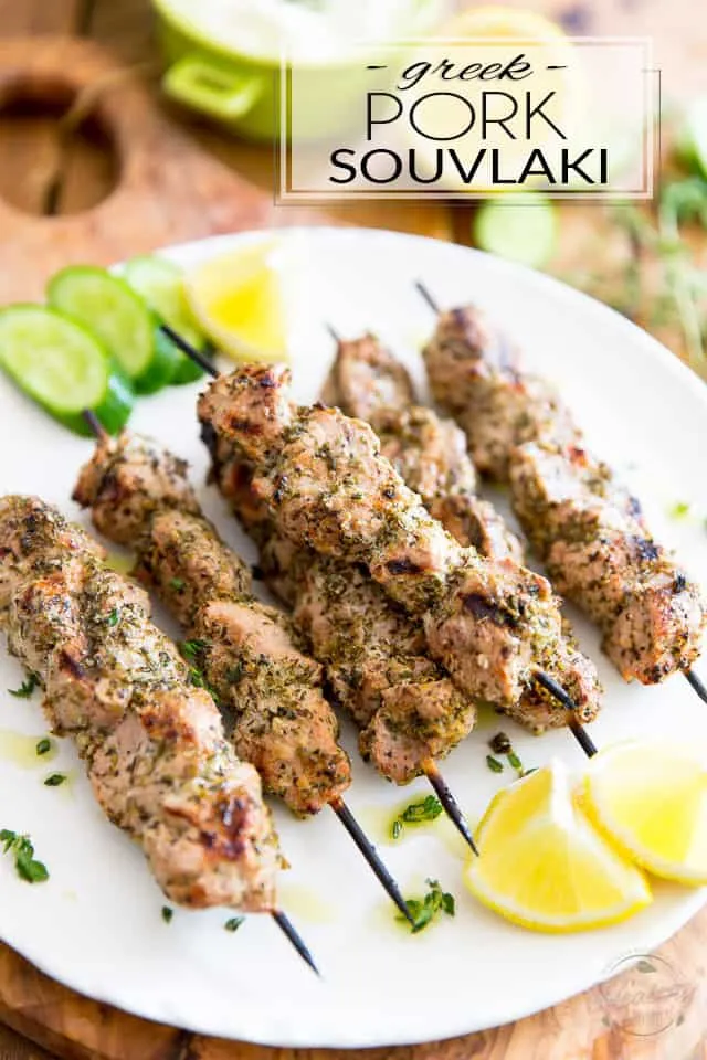 Greek Style Pork Kabobs