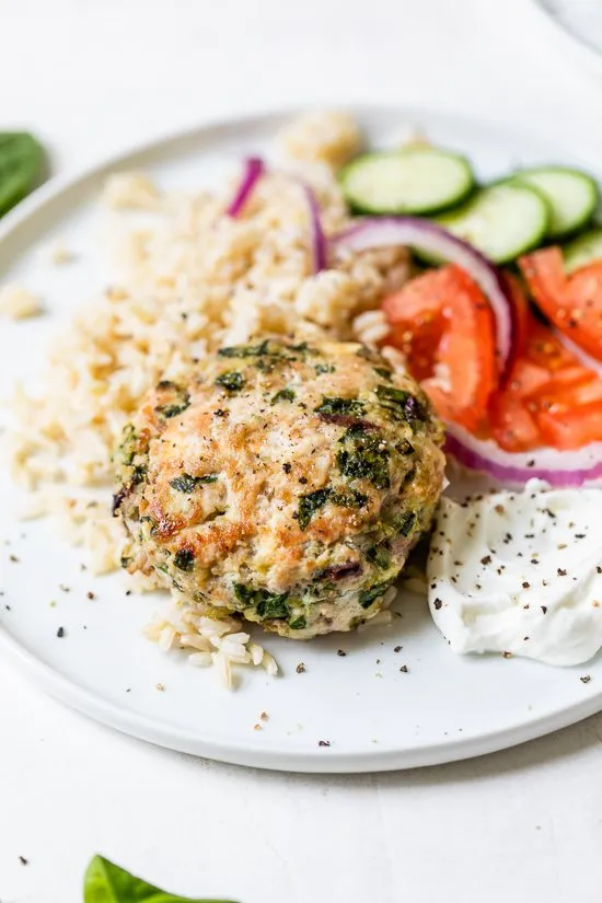 Greek Turkey Burgers