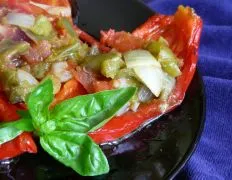 Green And Red Pepper Salad