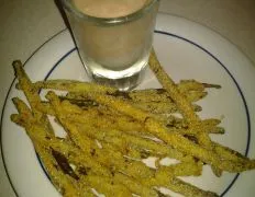 Green Bean Fries With Spicy Mayo