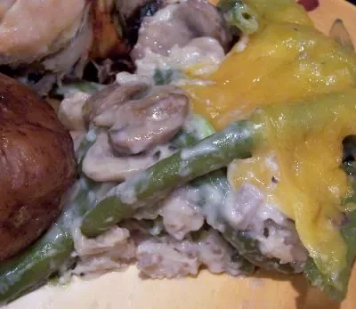 Green Bean- Mushroom Casserole By