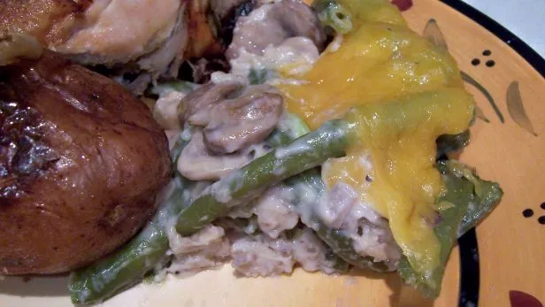 Green Bean- Mushroom Casserole By