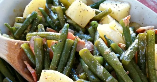 Green Beans, Bacon And Potatoes