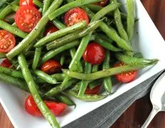 Green Beans With Cherry Tomatoes