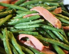 Green Beans With Garlic Vinaigrette