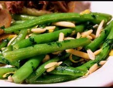 Green Beans With Lemon And Almonds