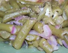 Green Beans With Red Onions