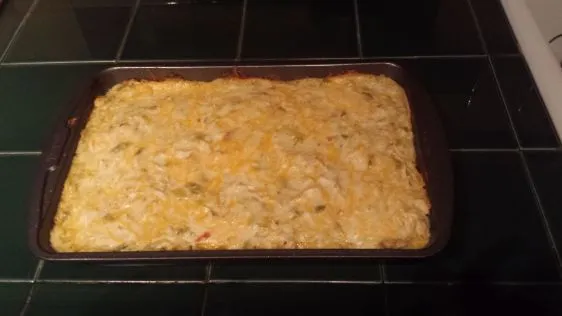 Green Chile Chicken Enchilada