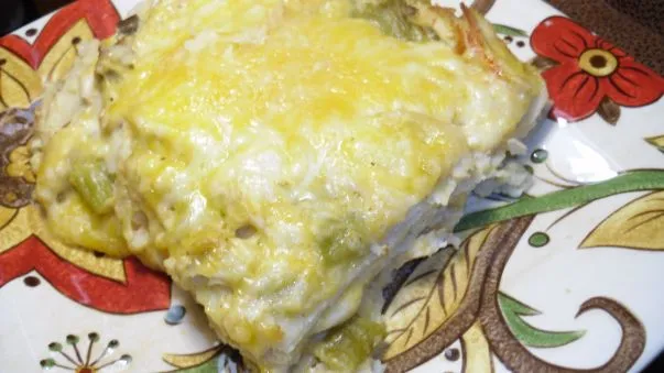 Green Chile Chicken Enchiladas