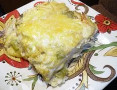 Green Chile Chicken Enchiladas