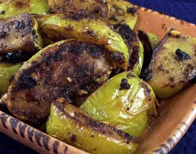 Green Tomatoes With Indian Spices