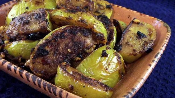 Green Tomatoes With Indian Spices