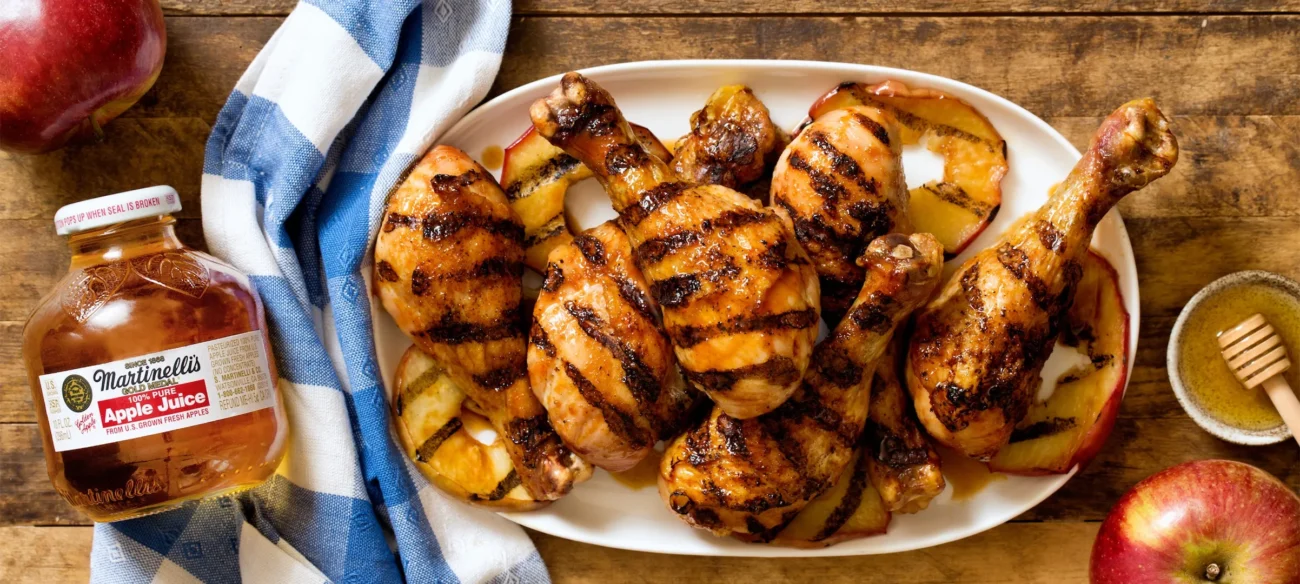 Grilled Apple Honey Chicken