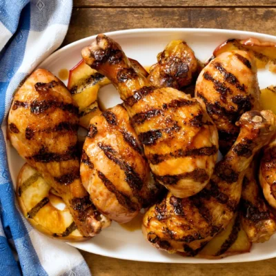 Grilled Apple Honey Chicken