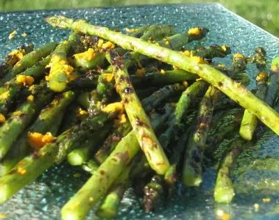 Grilled Asparagus With A Sweet Twist