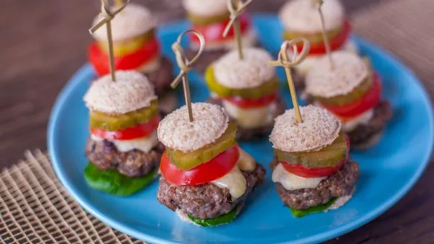 Grilled Baby Cheeseburgers