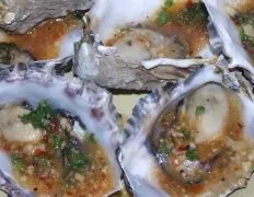 Grilled Barbecued Oysters