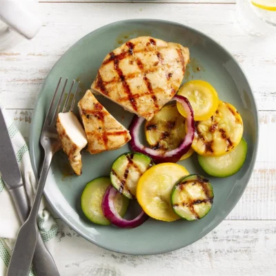 Grilled Caesar Chicken Breasts