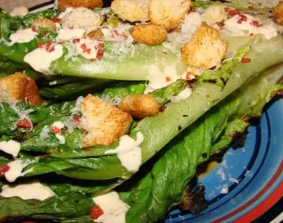 Grilled Caesar Salad / Grilled Romaine