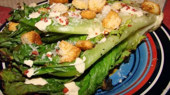 Grilled Caesar Salad / Grilled Romaine