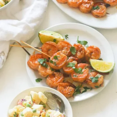 Grilled Caribbean Coconut Shrimp