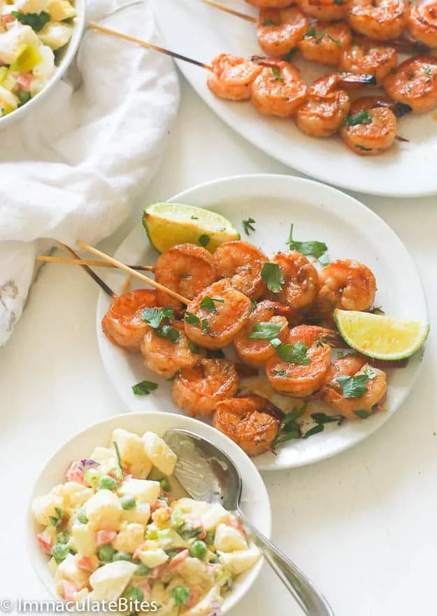 Grilled Caribbean Coconut Shrimp