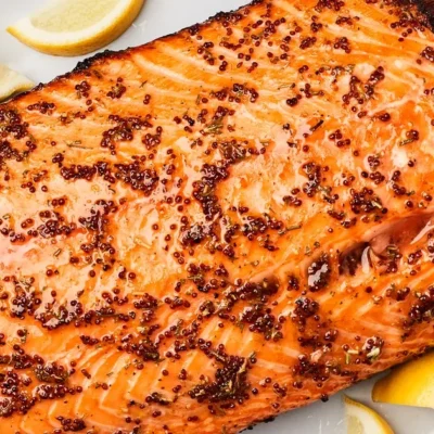 Grilled Cedar Plank Salmon With Lemon Dill