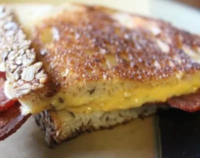 Grilled Cheese And Bacon Sandwich