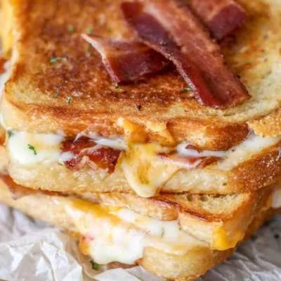 Grilled Cheese And Bacon Sandwich