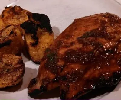 Grilled Chicken And Plantains