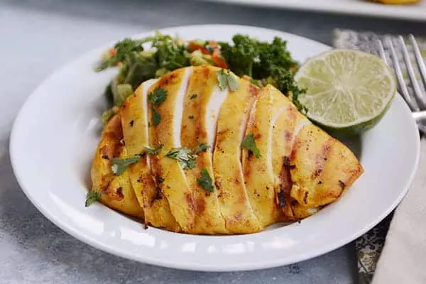 Grilled Chicken Breasts With Spicy Coconut