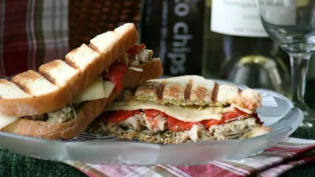 Grilled Chicken Pesto Panini