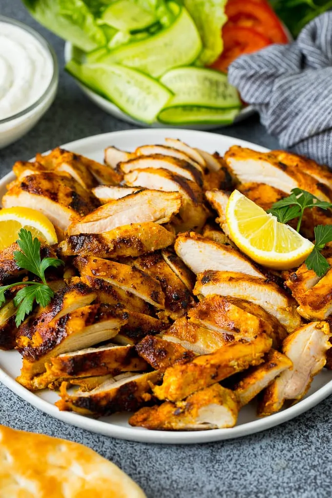 Grilled Chicken Shawarma