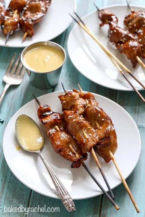 Grilled Chicken Teriyaki Skewers