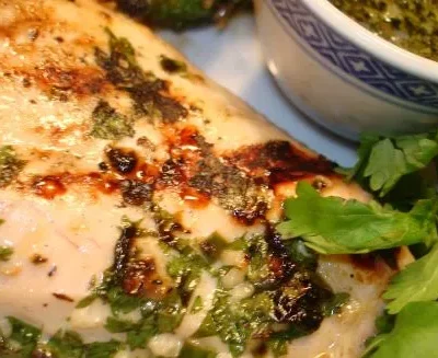 Grilled Chicken With Coriander/Cilantro