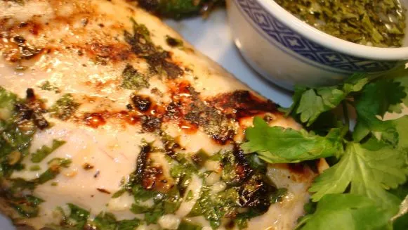 Grilled Chicken With Coriander/Cilantro