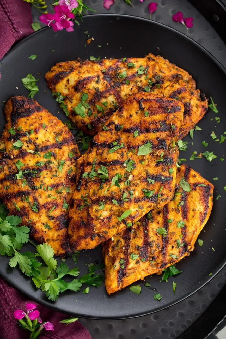 Grilled Chicken With Moroccan Spices