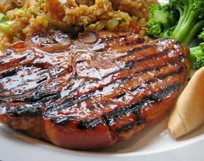 Grilled Chinese Pork Chops