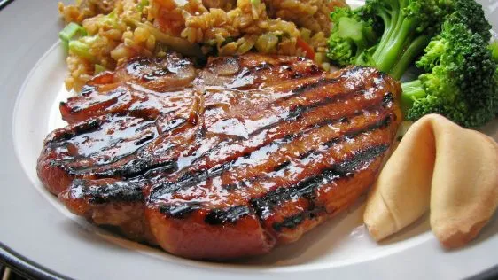 Grilled Chinese Pork Chops