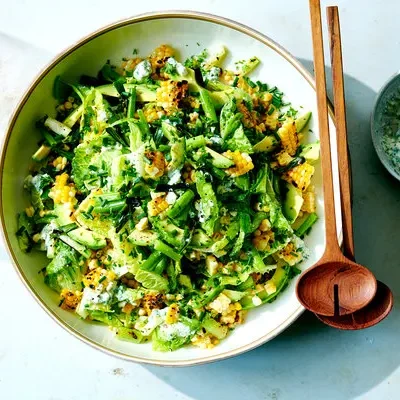 Grilled Corn Salad With Feta