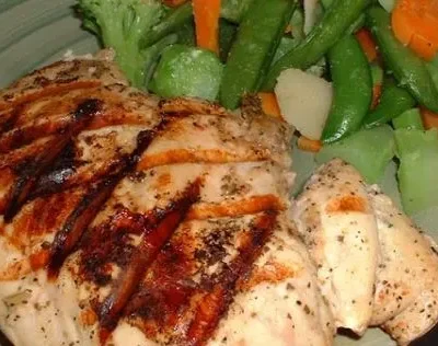 Grilled Ginger Garlic Chicken Breasts