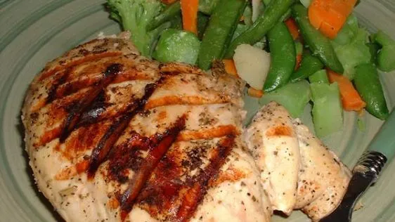 Grilled Ginger Garlic Chicken Breasts