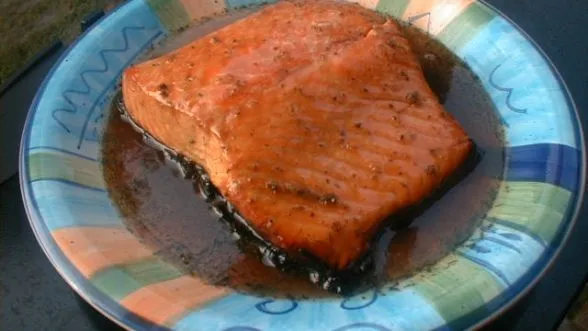 Grilled Glazed Salmon