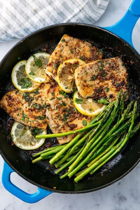 Grilled Halibut Or Mahi Mahi Steaks With