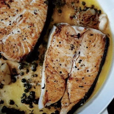 Grilled Halibut With Thyme