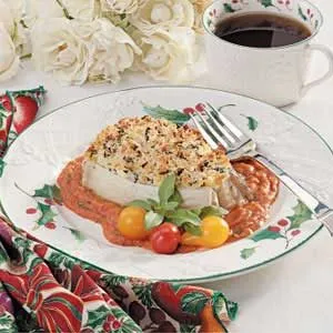 Grilled Halibut With Tomato Basil Salsa