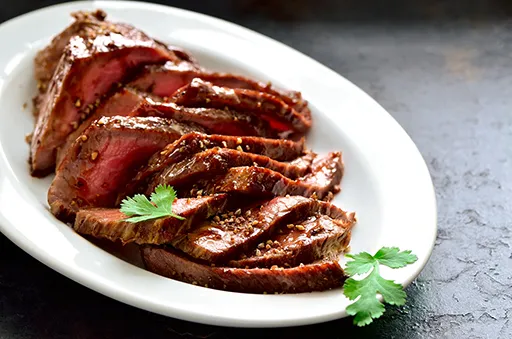 Grilled Herb Marinated Flank Steak